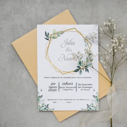 Convite de casamento oliveira