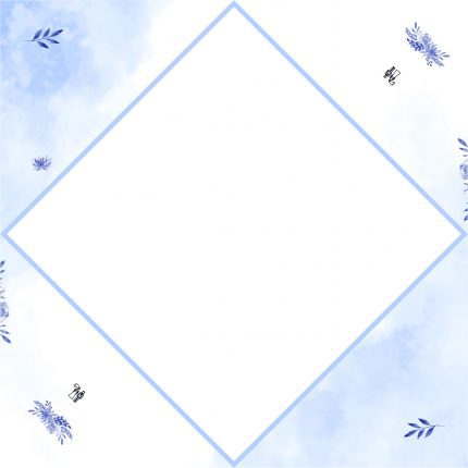 Ementa Quantos queres, origami Azul