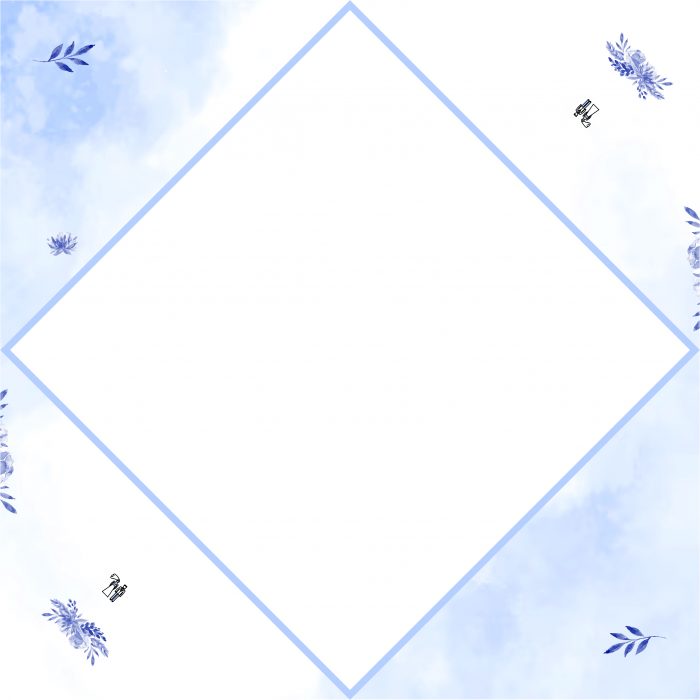 Ementa Quantos queres, origami Azul