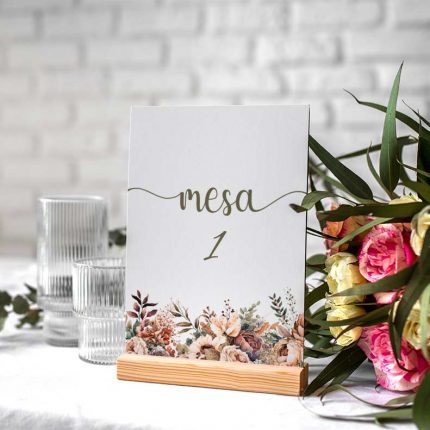 Marcadores de mesa - Boho v2